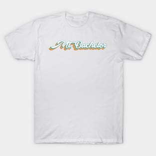 Mt. Bachelor Ski Resort Oregon Retro Lettering T-Shirt